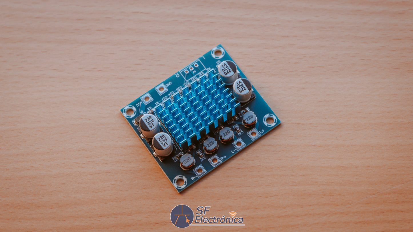 MODULO PLACA AMPLIFICADORA POTENCIA 30W 2 CANALES