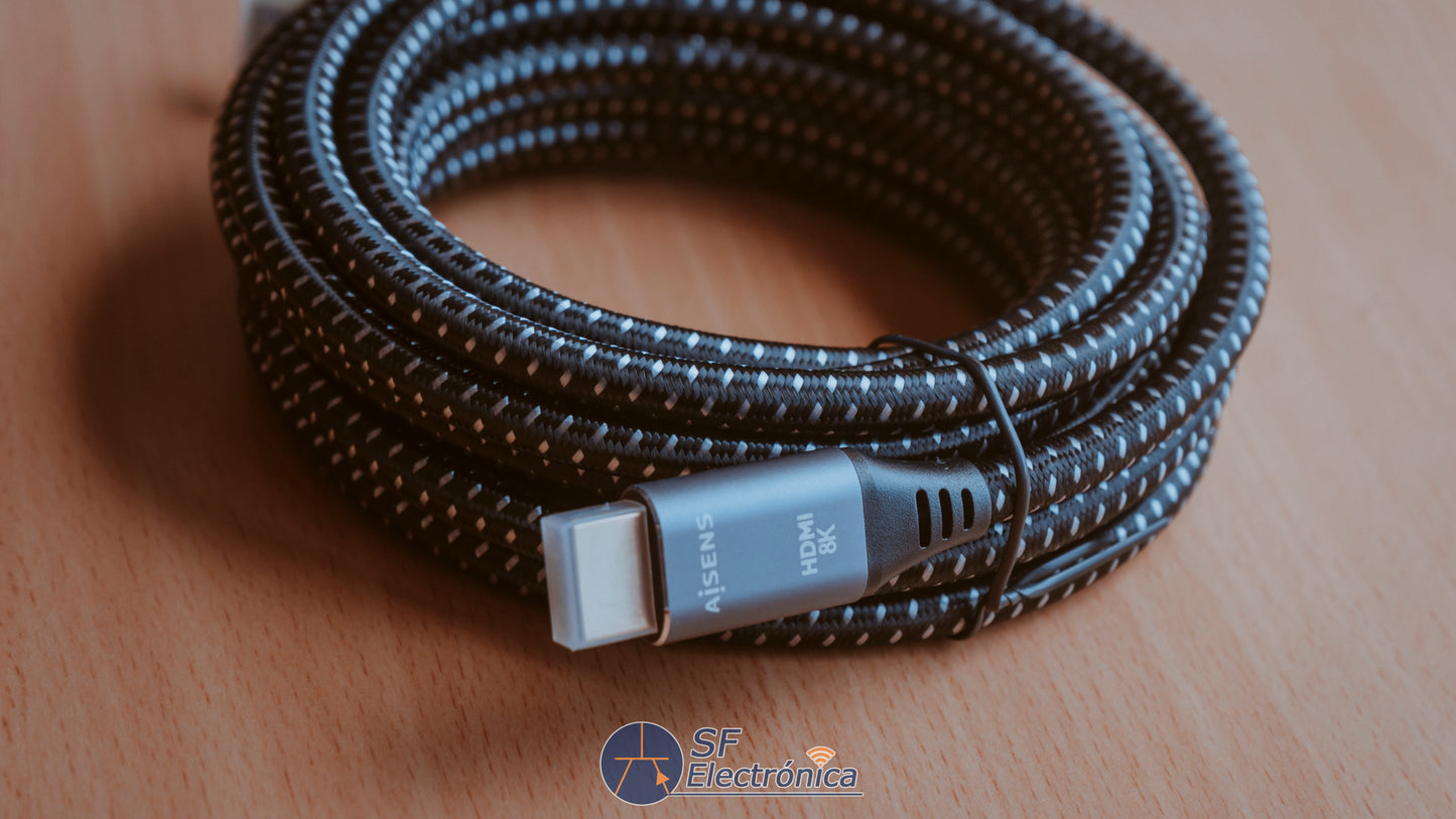 CABLE HDMI 2.1 8K 5 METROS TRENZADO