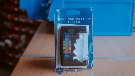 COMPROBADOR CAPACIDAD BATERIAS PILAS