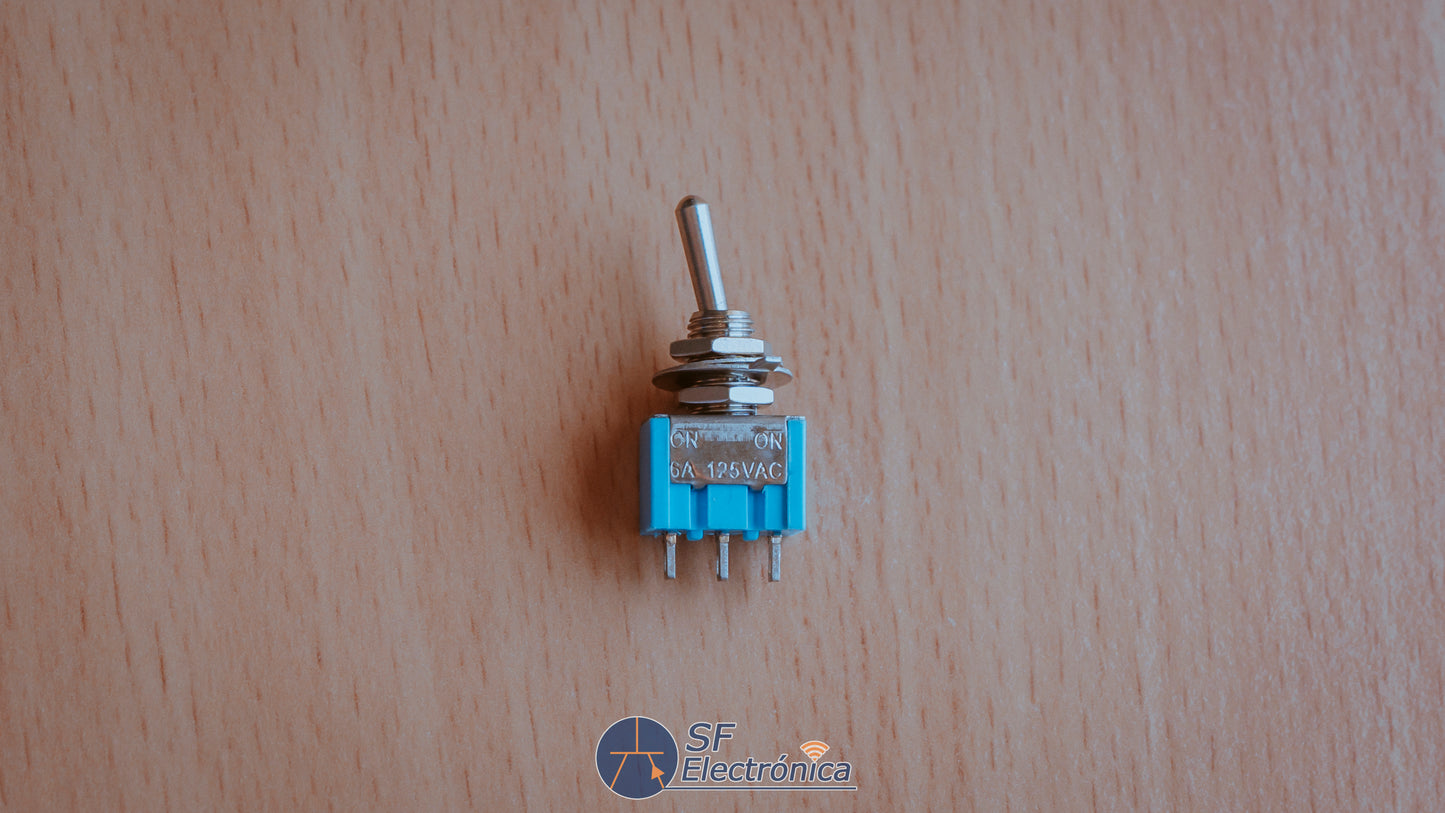 MINI INTERRUPTOR PALANCA 3PIN ON-ON