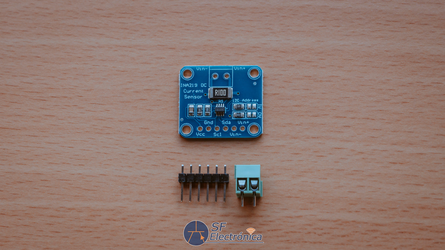 MODULO SENSOR CORRIENTE Y POTENCIA INA219 MCU-219 I2C BIDIRECCIONAL