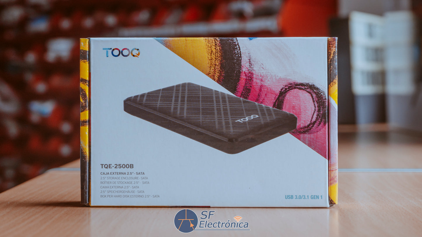 CAJA EXTERNA 2.5" SSD SATA USB 3.1