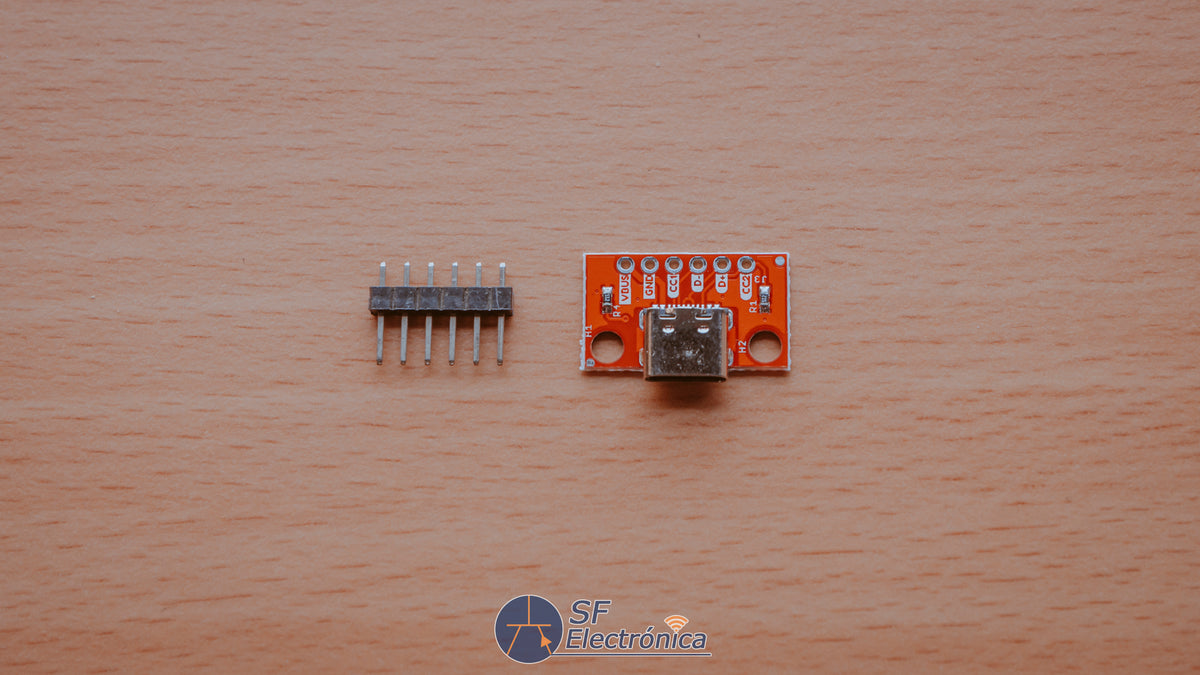 MODULO PLACA CONECTOR USB-C HEMBRA