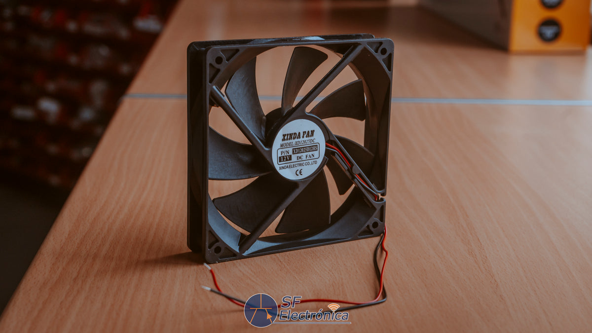 VENTILADOR FRICCION 120X120X25 12VDC