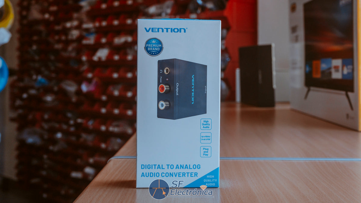 CONVERTIDOR AUDIO TOSLINK RCA