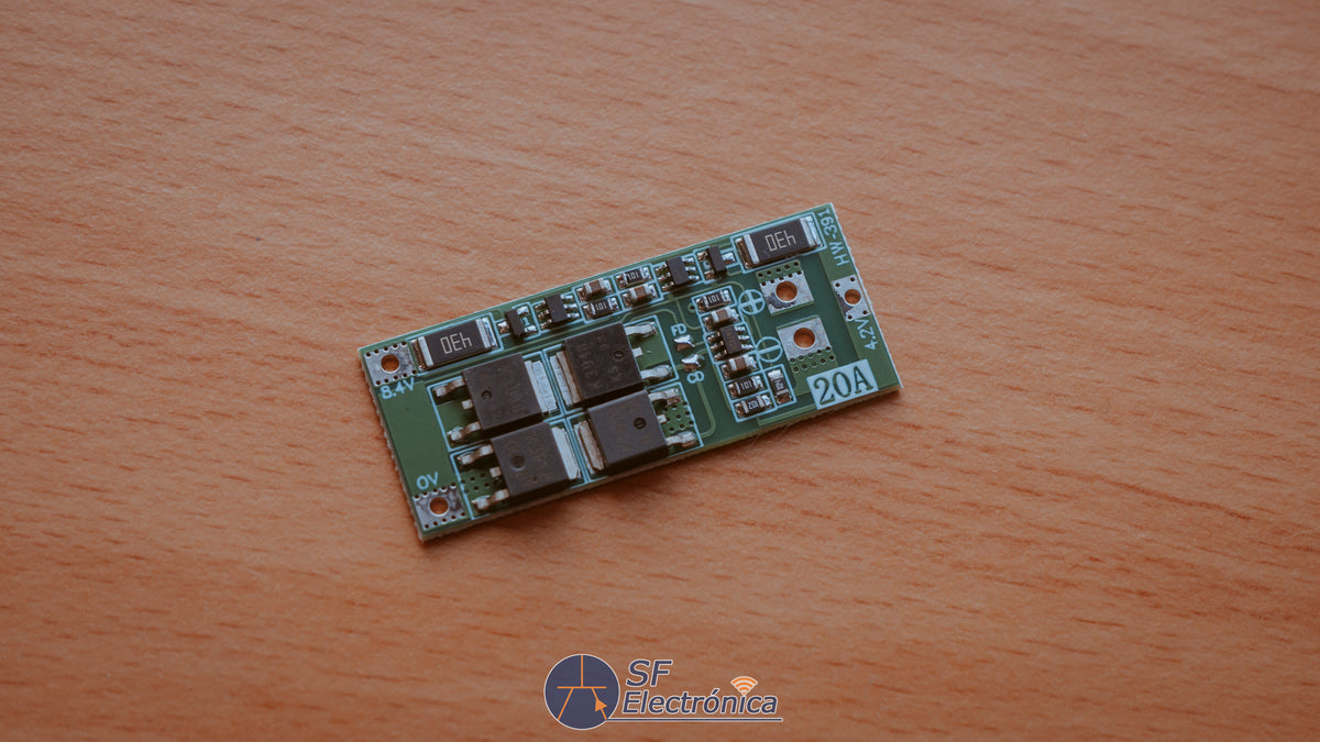 MODULO BMS 2S 20A BATERIAS LITIO 7,4V