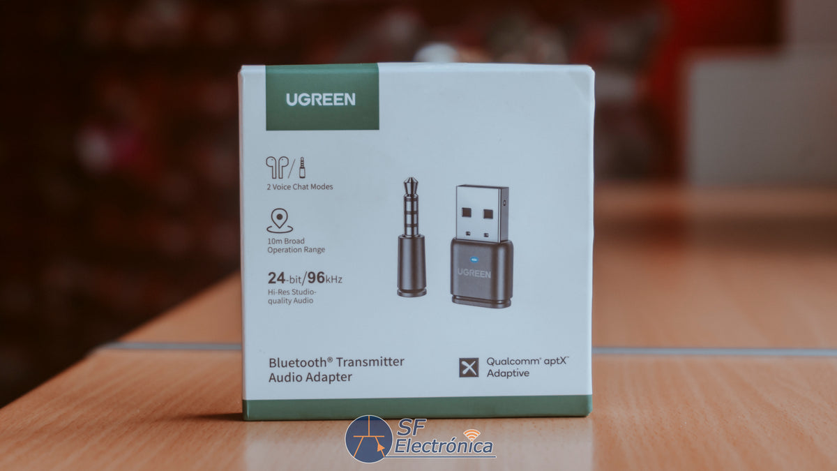 TRANSMISOR AUDIO USB + JACK BT 5.3
