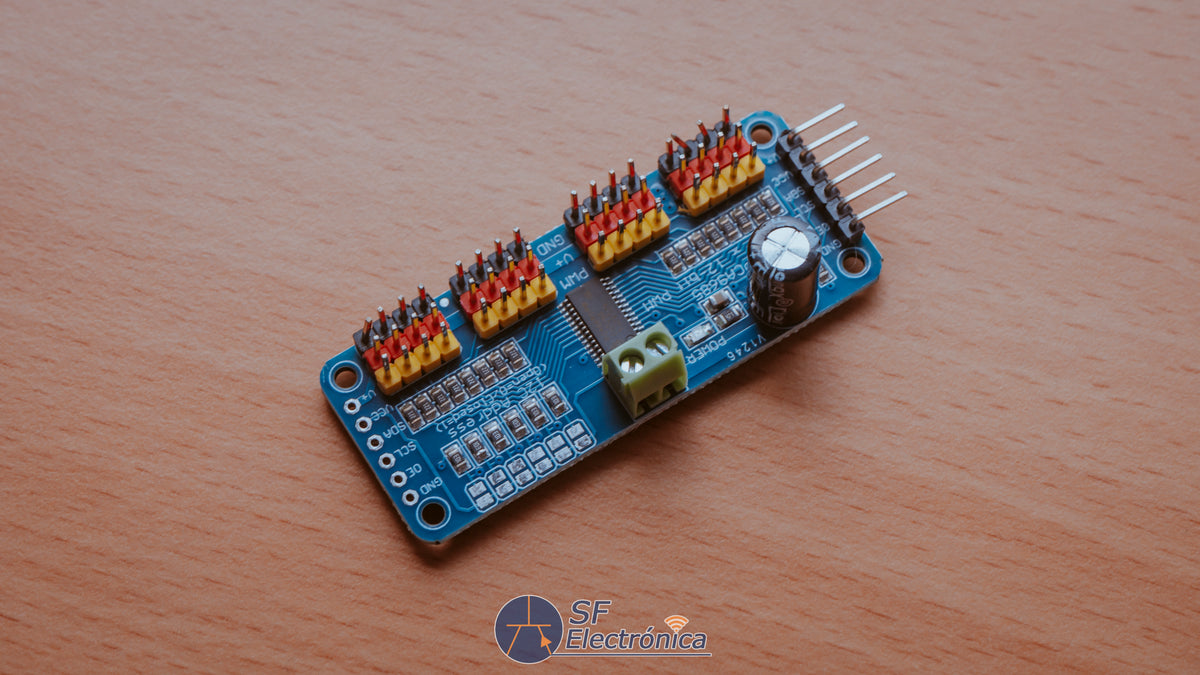 CONTROLADOR PWM 16 CANALES 12 BITS I2C