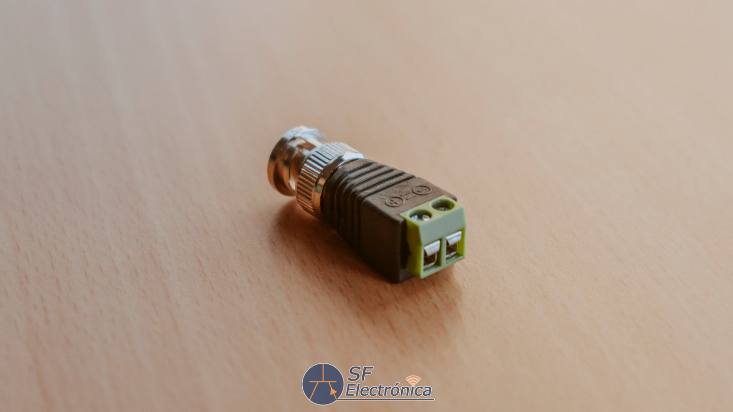 BALUN VIDEO HD BNC MACHO