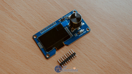 PANTALLA OLED 1,3" + BOTON ROTATORIO