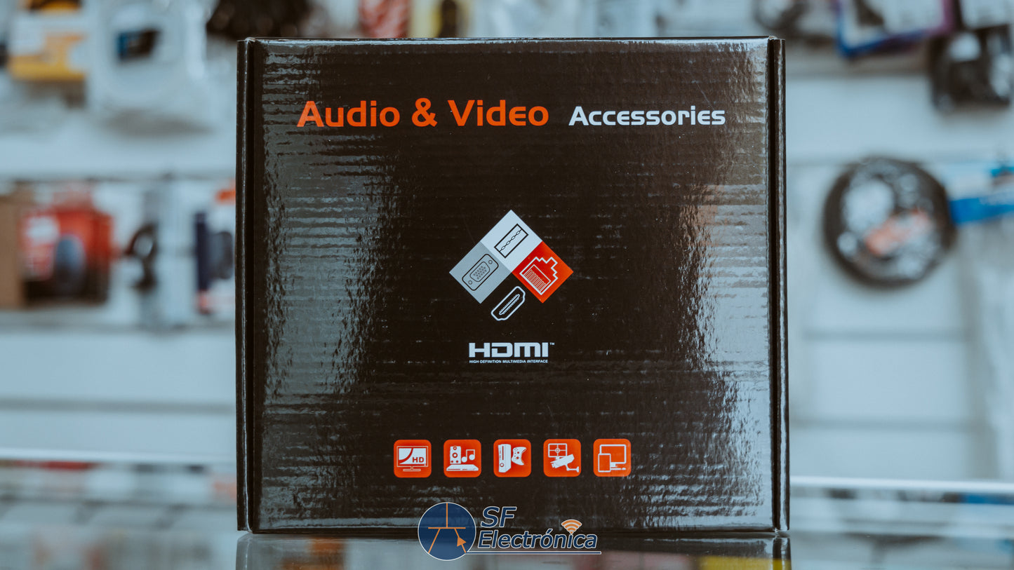 DISTRIBUIDOR HDMI 4 SALIDAS 1 ENTRADA