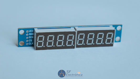 MODULO DISPLAY LED 7 SEGMENTOS 8 DIGITOS 5 PINES