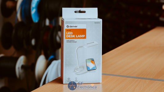 LAMPARA LED CARGADOR INALAMBRICO QI