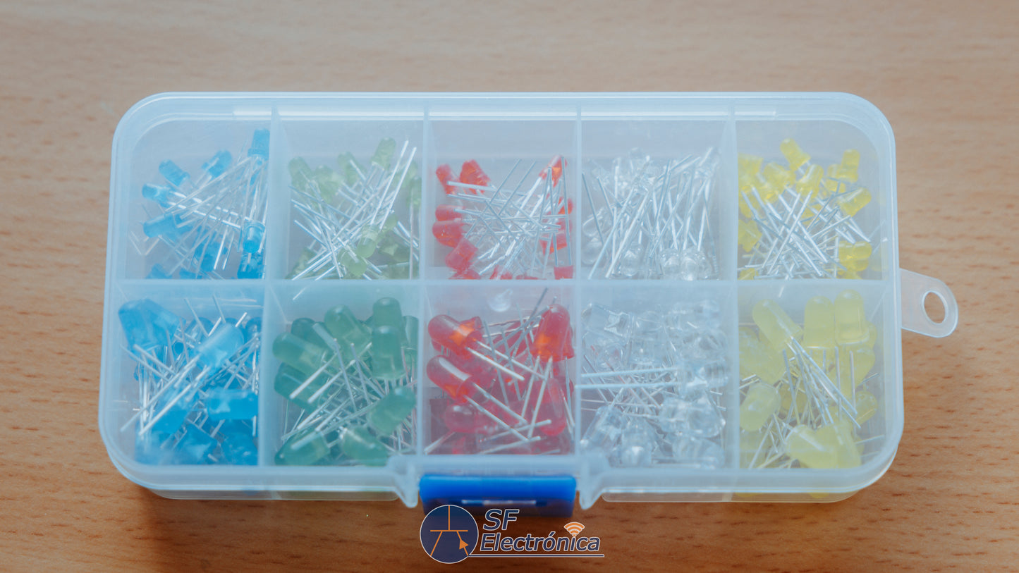KIT DIODOS LED 5 COLORES