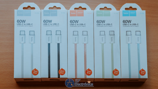CABLE USB-C 2 METROS 60W