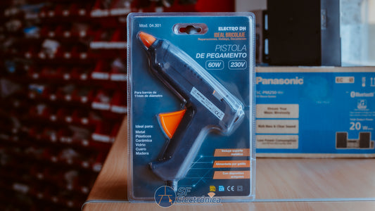 PISTOLA PEGAMENTO SILICONA