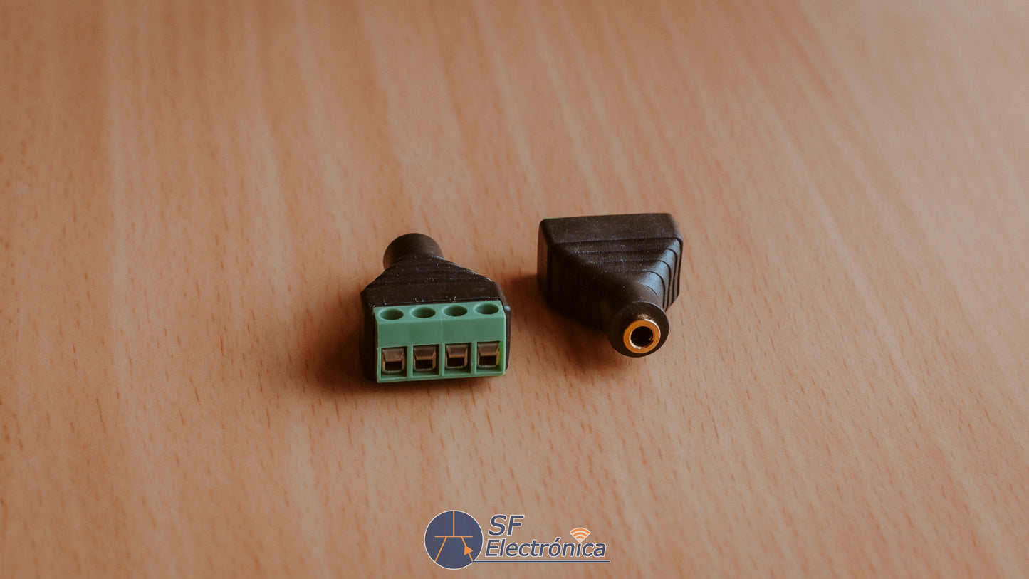 CONECTOR AUDIO ESTEREO 3.5MM