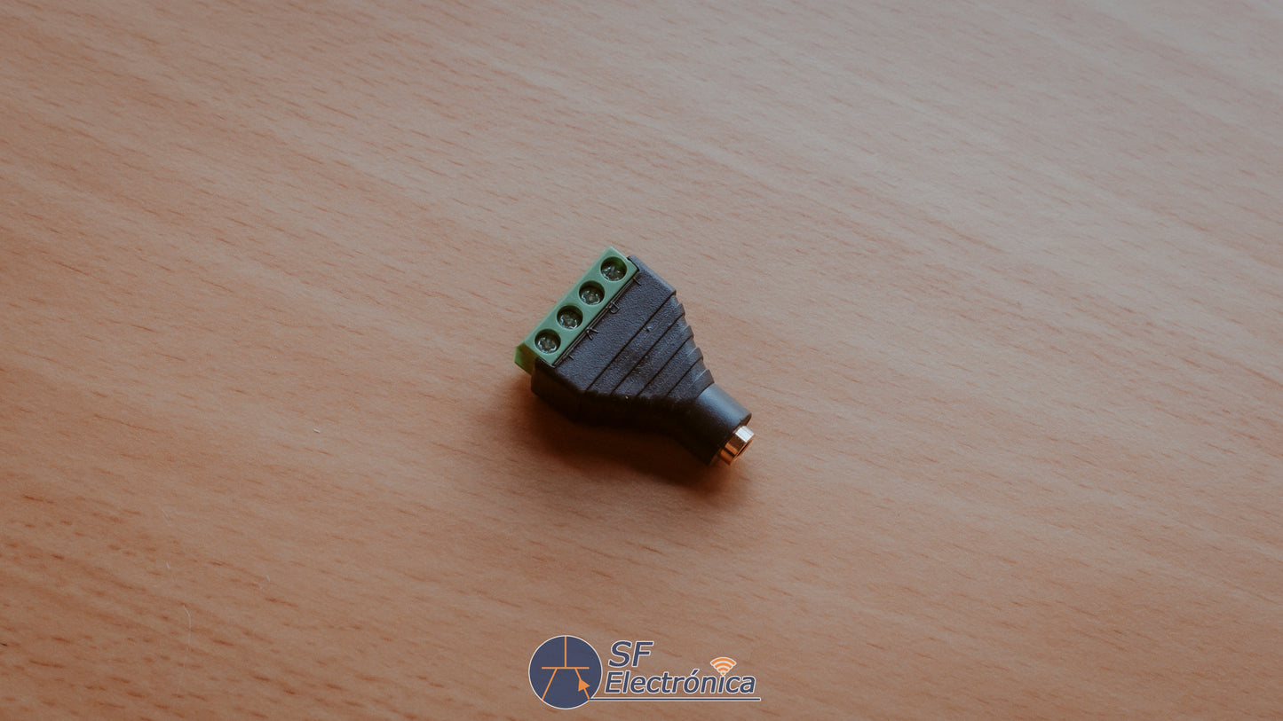 CONECTOR AUDIO ESTEREO 3.5MM