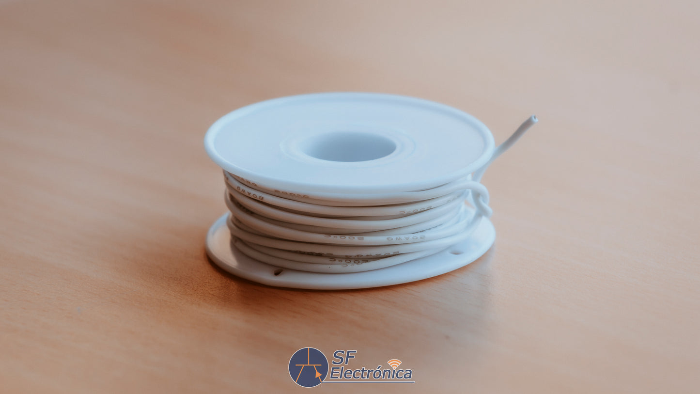 CABLE SILICONA FLEXIBLE 20AWG