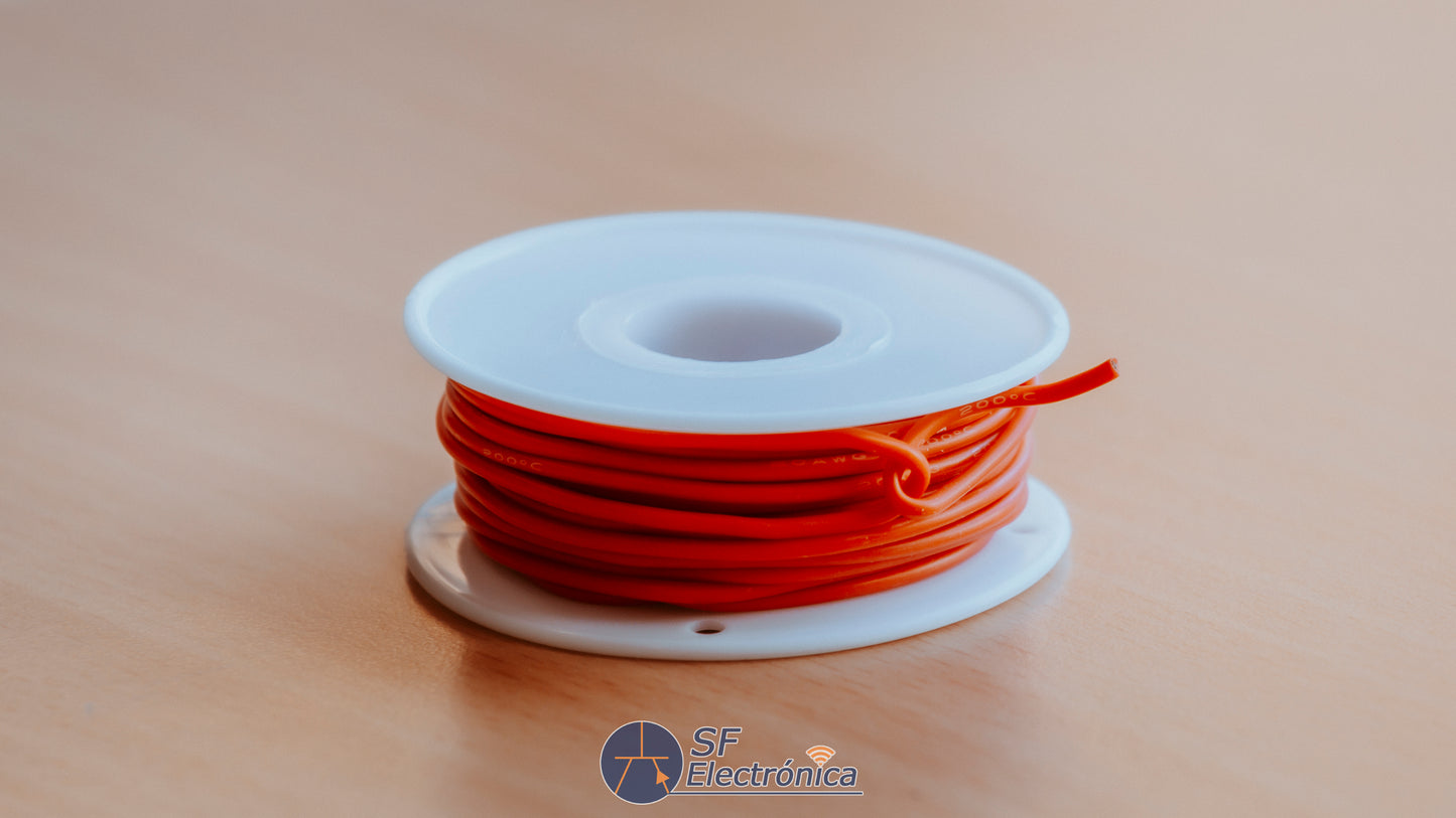 CABLE SILICONA FLEXIBLE 20AWG
