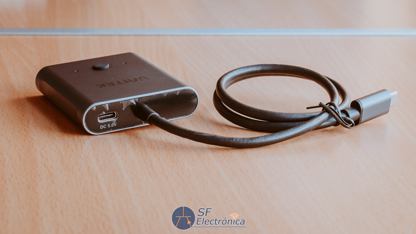 HUB CONMUTADOR KVM USB-C