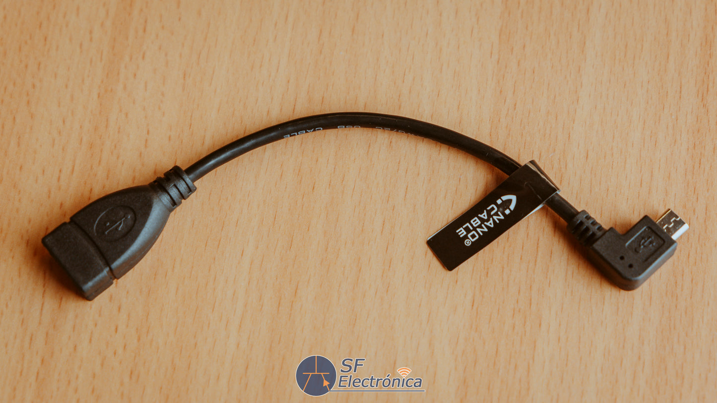 CABLE USB/MICRO USB OTG 15CM