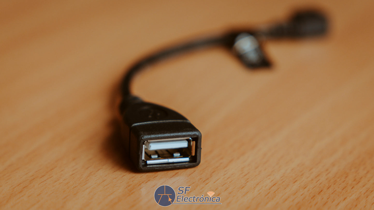 CABLE USB/MICRO USB OTG 15CM