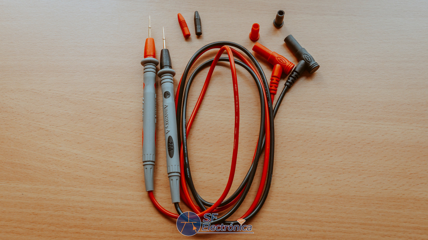 PUNTAS FINAS PARA TESTER (20A 1000V)