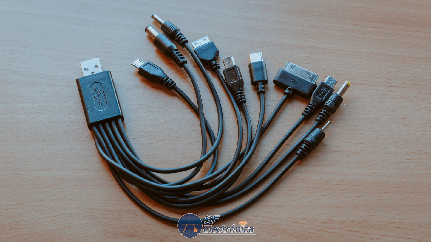 CABLE USB 10 EN 1