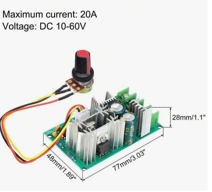 MODULO REGULADOR VELOCIDAD MOTOR