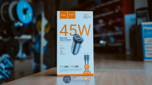 CARGADOR COCHE + CABLE USB-C