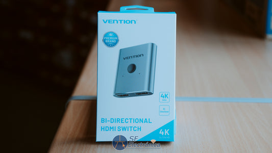 SWITCH/SPLITTER VENTION HDMI 2.0/H - X2 HDMI/H BIDIRECCIONAL 4K SILVER