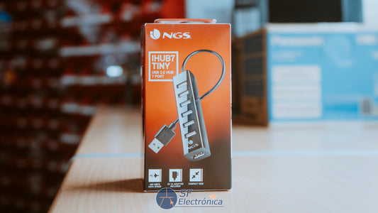 HUB USB 7 PUERTOS + ALIMENTADOR