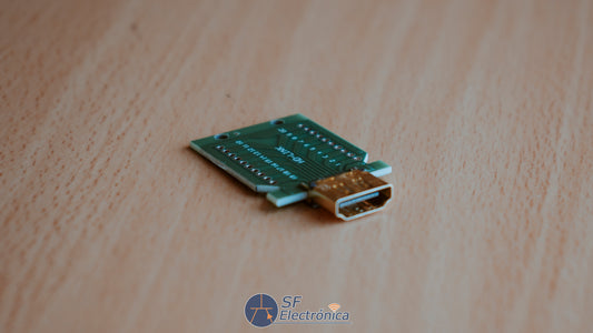 CONECTOR HEMBRA HDMI SOLDAR 19 PINES PCB