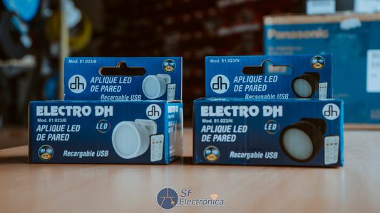 APLIQUE LED RECARGABLE USB PARED