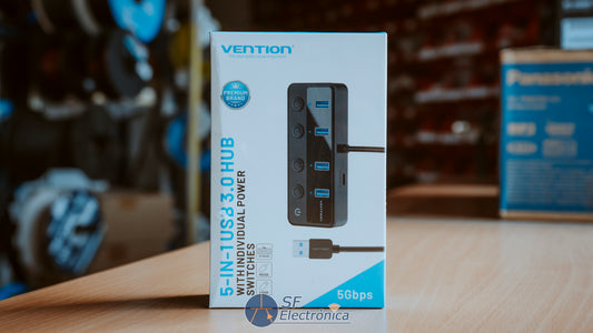 HUB USB 4 PUERTOS USB 3.0 + CABLE USB USB-C