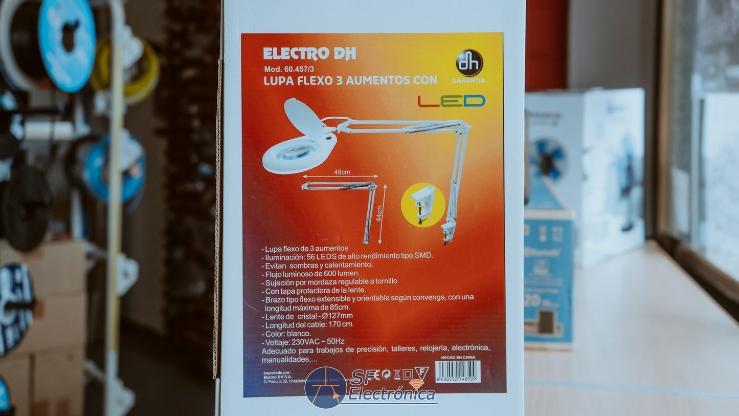 LUPA LED FLEXO 3 AUMENTOS