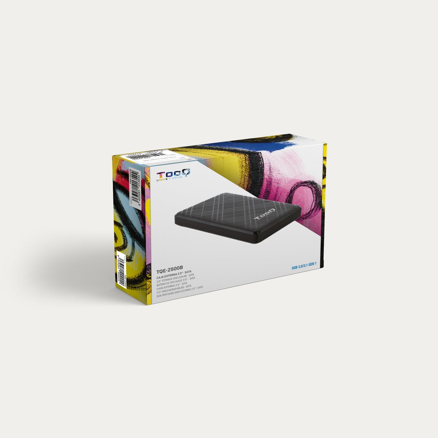 CAJA EXTERNA 2.5" SSD SATA USB 3.1