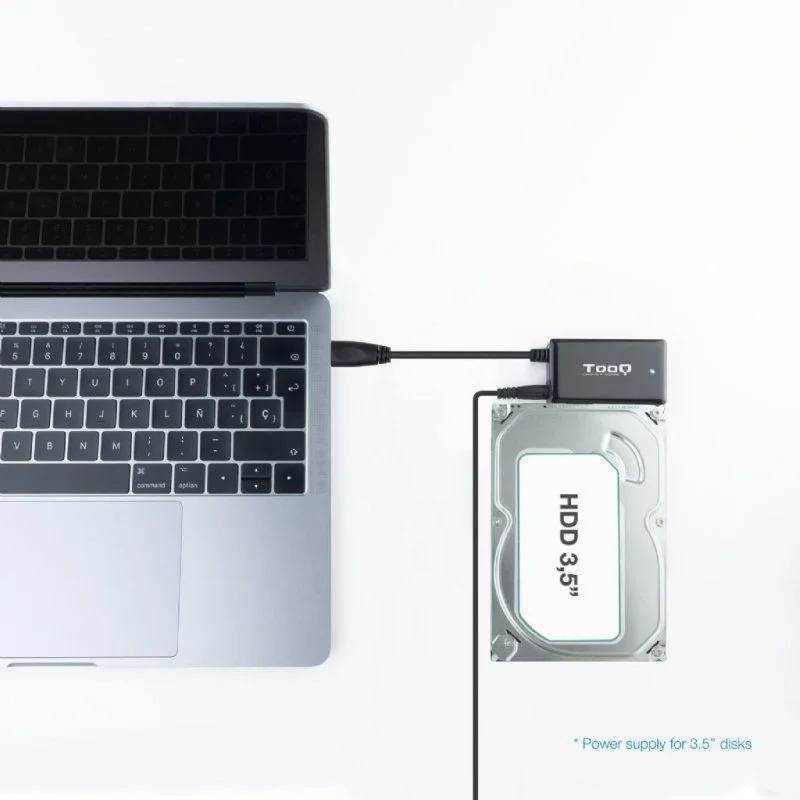 ADAPTADOR USB / SATA 2,5" / 3,5" + ALIMENTADOR