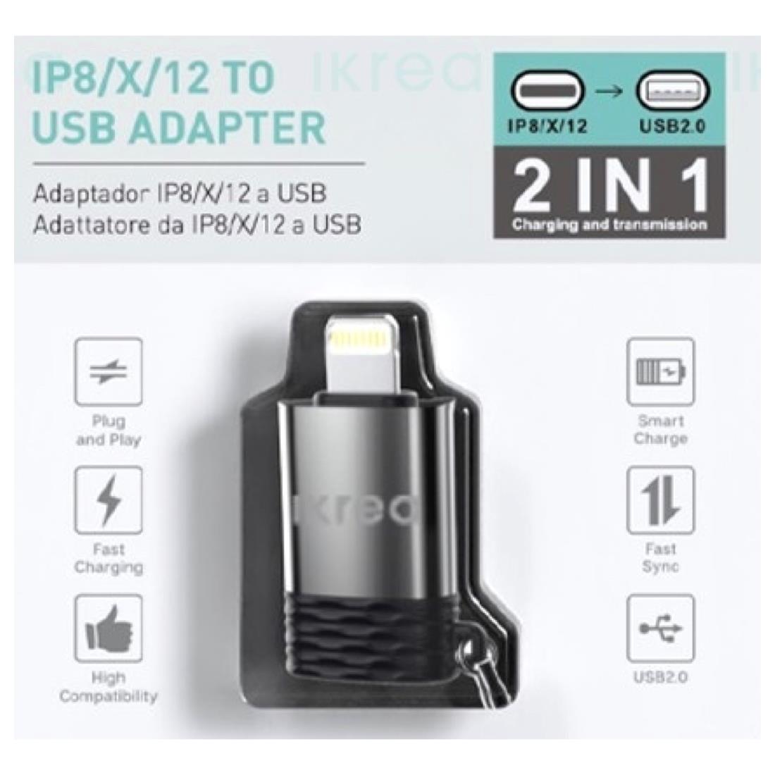 ADAPTADOR USB-A A LIGHTNING