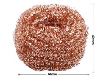 SOPORTE BOLA ALAMBRE LIMPIEZA ESTAÑO