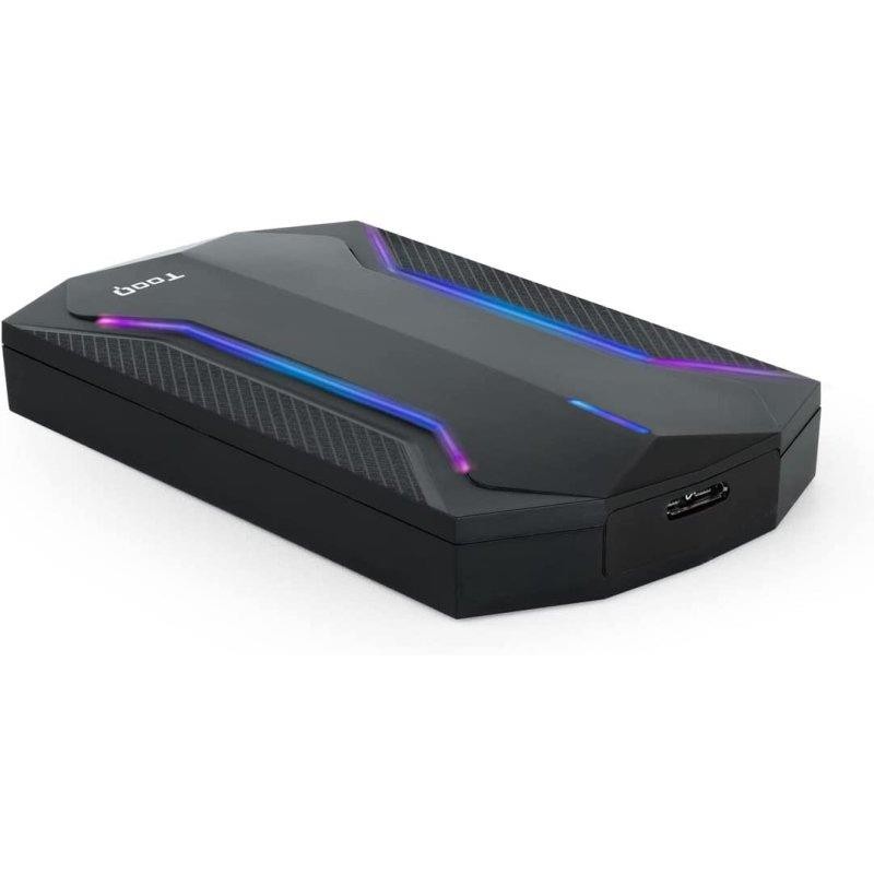 CAJA EXTERNA RGB USB 2,5" SSD SATA