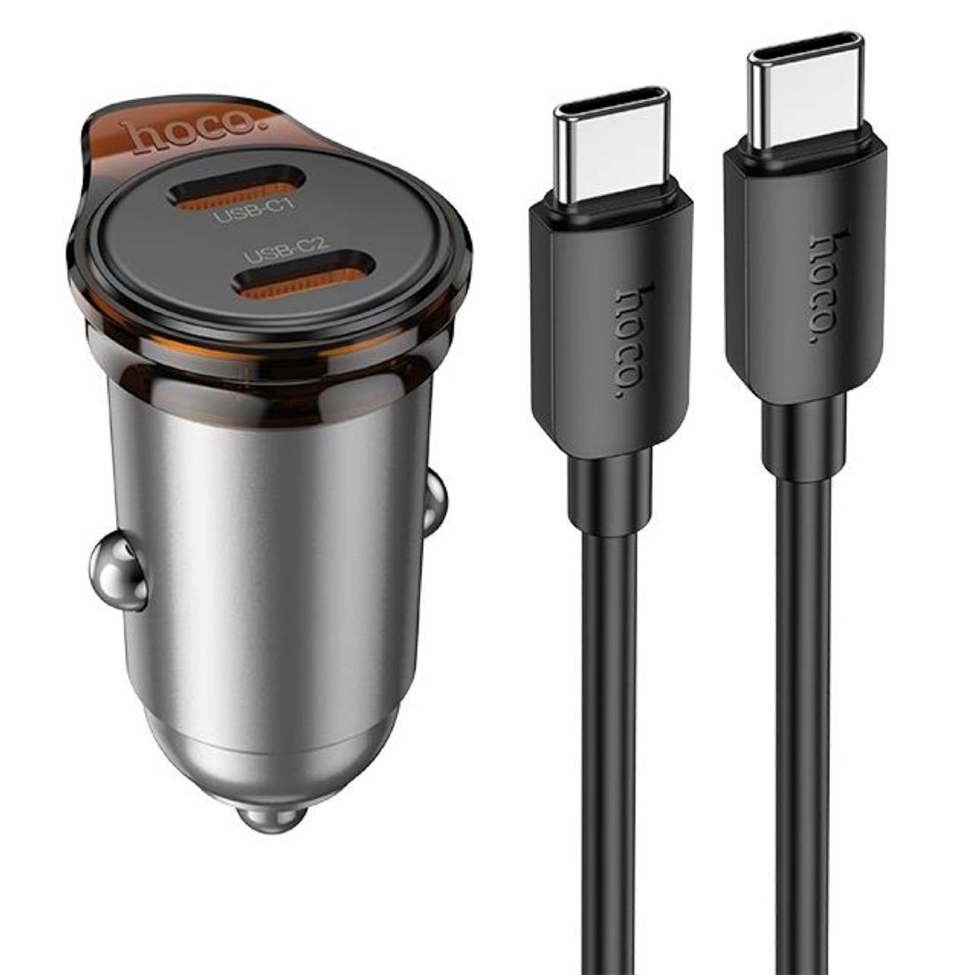 CARGADOR COCHE + CABLE USB-C