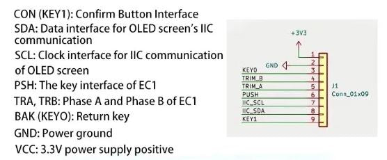 PANTALLA OLED 1,3" + BOTON ROTATORIO