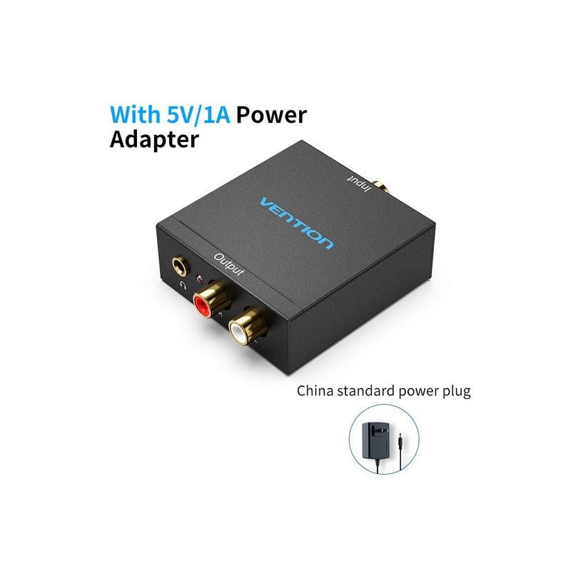 CONVERTIDOR AUDIO TOSLINK RCA