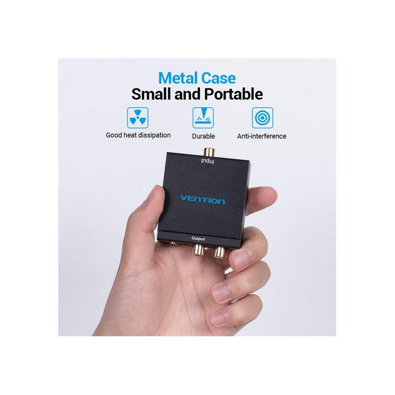 CONVERTIDOR AUDIO TOSLINK RCA