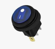 INTERRUPTOR LED AZUL 12V 20A CABLE