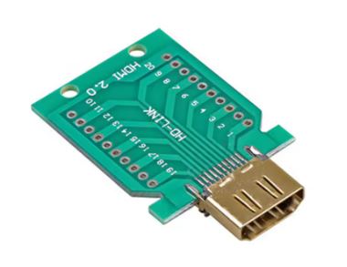 CONECTOR HEMBRA HDMI SOLDAR 19 PINES PCB