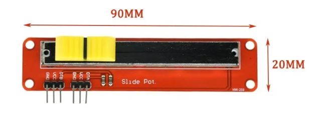 MODULO POTENCIOMETRO DESLIZANTE B10K