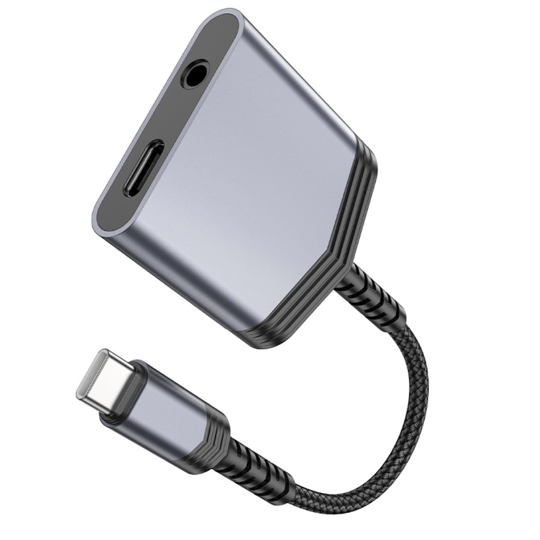 ADAPTADOR USB-C A USB-C Y JACK 3.5MM